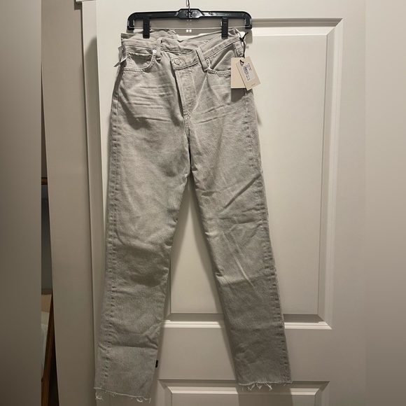 Agolde Criss Cross Straight Jeans - Picture 7 of 7